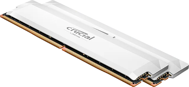 Crucial Pro DDR5-6400 32GB Whiteの公式製品画像
