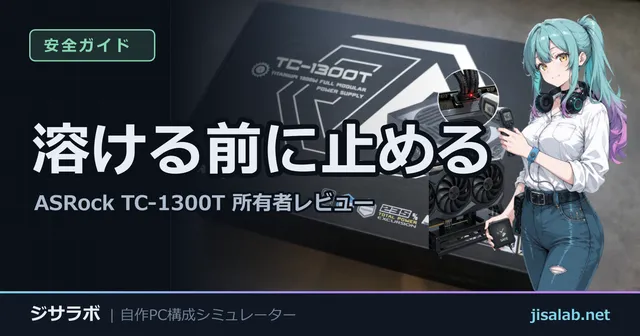 溶ける前に止める — ASRock TC-1300T 所有者レビュー