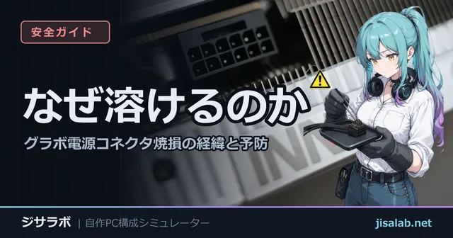 なぜ溶けるのか — グラボ電源コネクタ焼損の経緯と予防