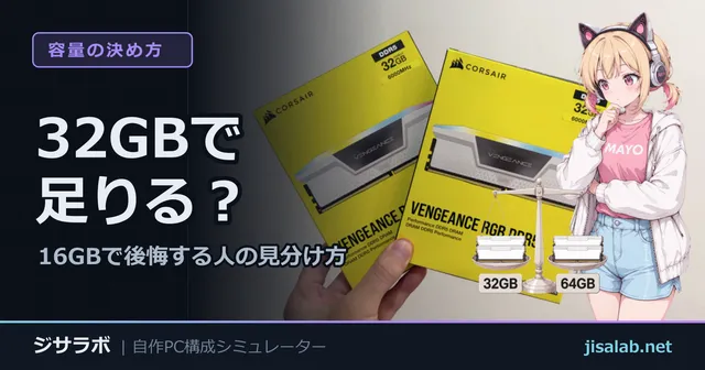 32GBで足りる？ — 16GBで後悔する人の見分け方